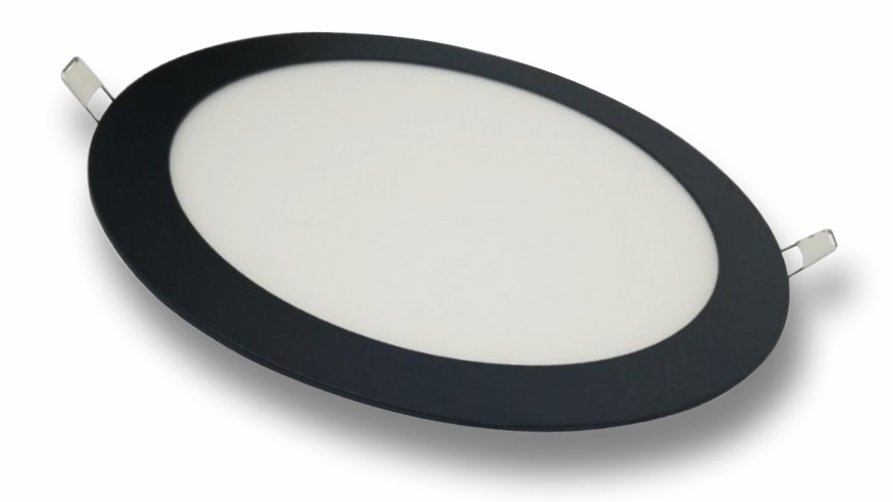 Redondo Incrustar Borde negro